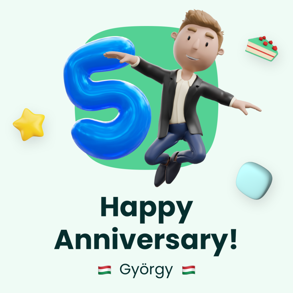 György 5 year anniversary